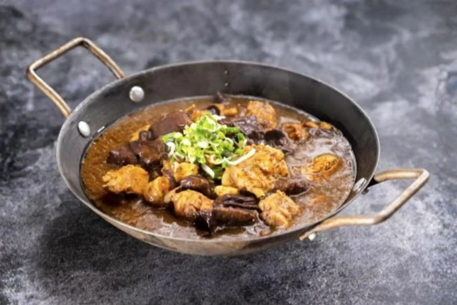 Stir-fried minced pork & chili with Yunnan pickles (rice companion) at Ping's Bistro Rowland, a Chinese Restaurant in Hacienda Heights